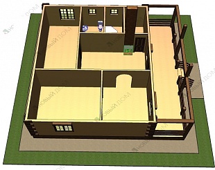 План дома из СИП панелей фото 3