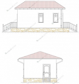 План дома из СИП панелей фото 1